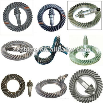 varios tipos de piezas de eje Crown Wheel and Pinion